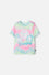 CAMISETA DE SMILEY WORLD MULTICOLOR ESTAMPADA PARA NIÑA