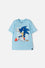 CAMISETA DE SONIC DE MANGA CORTA AZUL PARA NIÑO