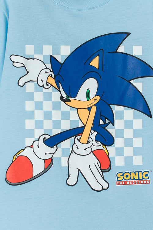 BOY'S BLUE SONIC SHORT-SLEEVED T-SHIRT
