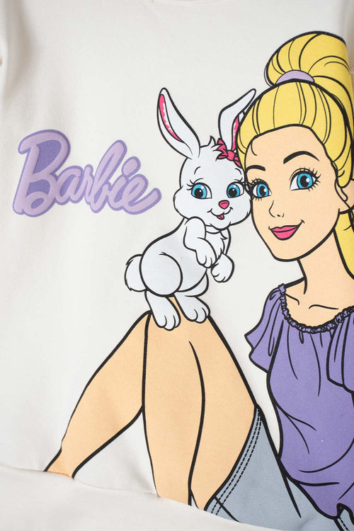 BUZO DE BARBIE CON BOLERO MARFIL PARA NIÑA