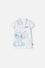 CAMISETA TIPO POLO DE STITCH BLANCA TIPO POLO PARA NIÑA