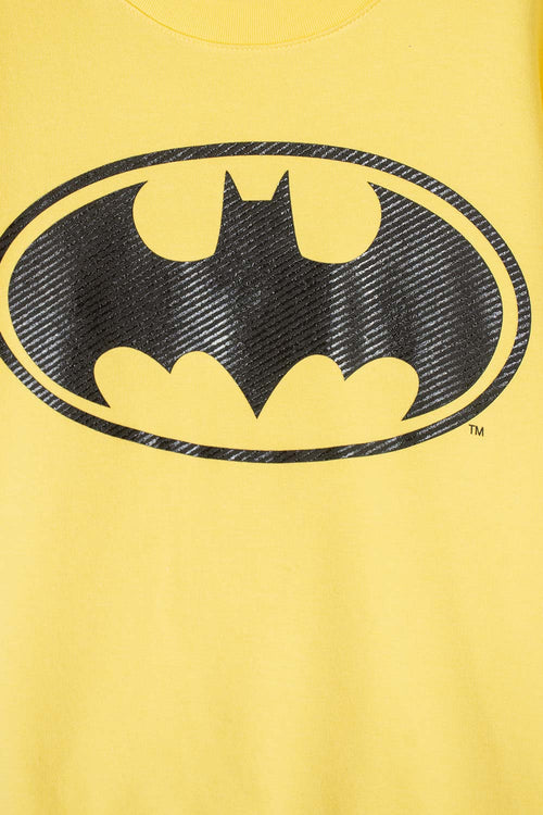 BATMAN FULL-ZIP YELLOW HOODIE FOR KIDS