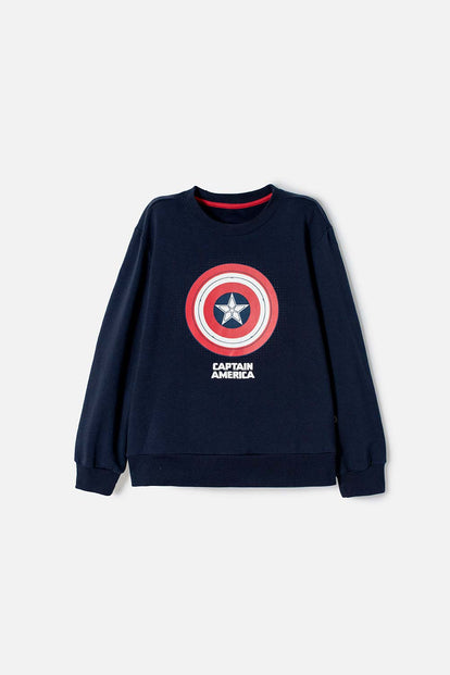 BUZO DEL CAPITÁN AMÉRICA PARA NIÑO