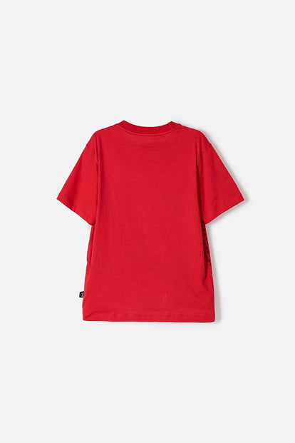 CAMISETA DEL CAPITÁN AMÉRICA ROJA PARA NIÑO