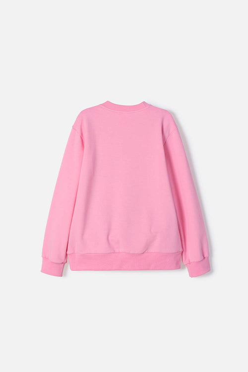BUZO DE MINNIE MOUSE CERRADO ROSADO PARA NIÑA