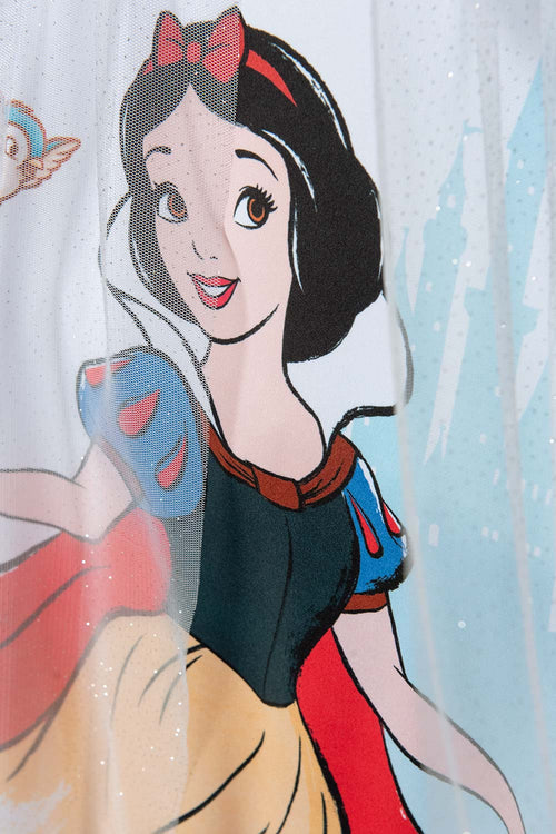 PIJAMA DE BLANCANIEVES BLANCA TIPO BATOLA PARA NIÑA