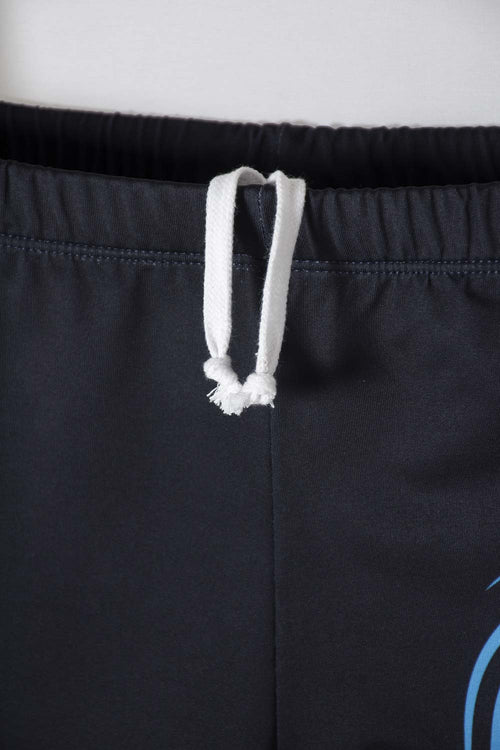 SONIC LONG SLEEVE BLUE AND WHITE BATHING SUIT FOR BOYS