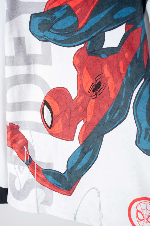 BOY'S MULTICOLOR SPIDER-MAN PAJAMA SET WITH LONG PANTS