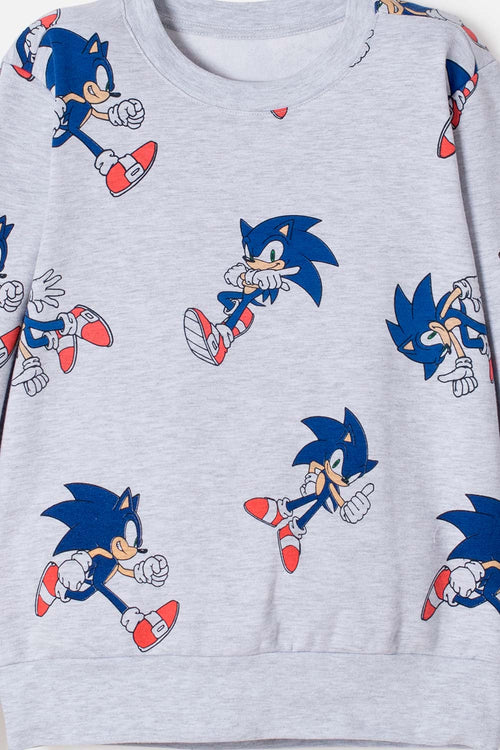 SONIC SET WITH GRAY PANTS FOR BOYS