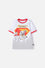 CAMISETA DE SUPERMAN ROJA MANGA CORTA PARA NIÑO
