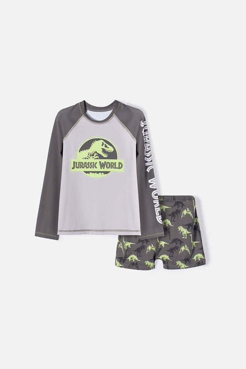 JURASSIC WORLD GREEN BATHROOM SET FOR BOYS