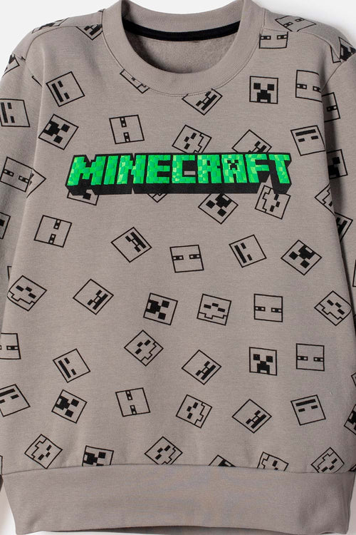 MINECRAFT OUTFIT WITH GRAY PANTS FOR BOYS