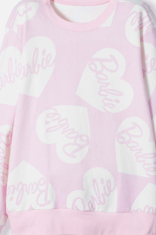 GIRL'S PINK BARBIE JOGGER SET