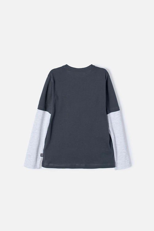 HOW TO TRAIN YOUR DRAGON GREY LONG SLEEVE T-SHIRT FOR KIDS