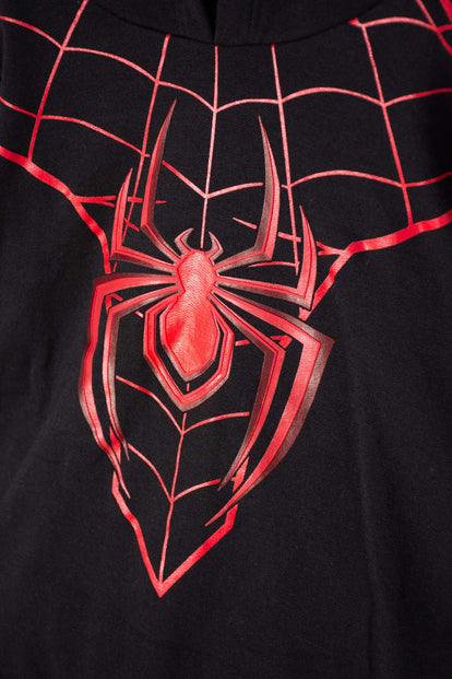 BLACK SPIDER-MAN HOODIE FOR BOYS