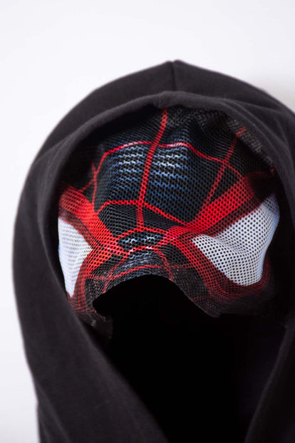 BLACK SPIDER-MAN HOODIE FOR BOYS