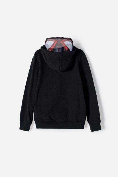 BLACK SPIDER-MAN HOODIE FOR BOYS