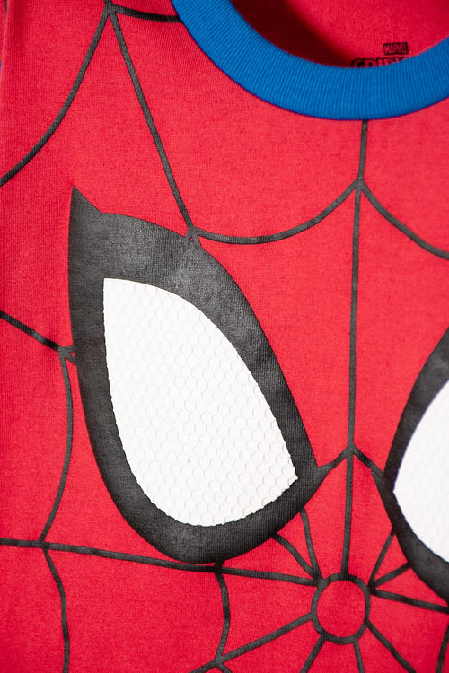 BOY'S MULTICOLOR SPIDER-MAN PAJAMA SET WITH LONG PANTS