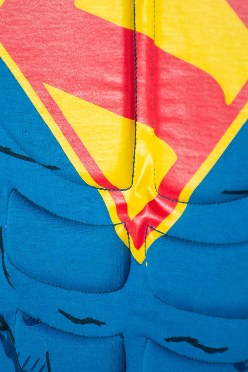 BOY'S BLUE AND RED SUPERMAN T-SHIRT WITH CAPE