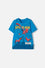CAMISETA DE SPIDER-MAN CON CAPUCHA AZUL PARA NIÑO