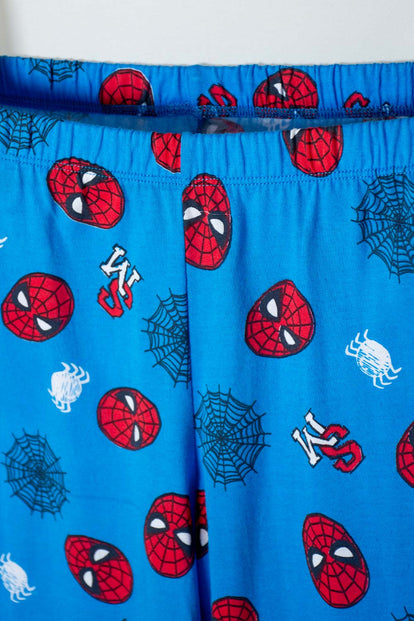 PIJAMA DE SPIDER-MAN AZUL, ROJO Y BLANCO PARA NIÑO