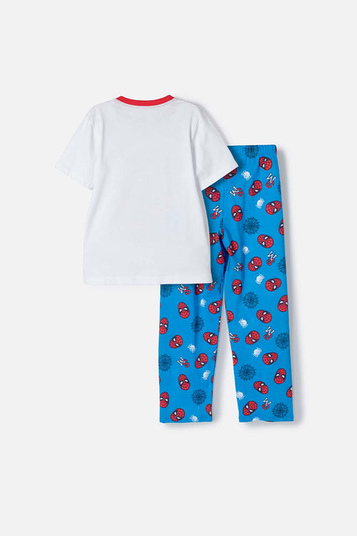 PIJAMA DE SPIDER-MAN AZUL, ROJO Y BLANCO PARA NIÑO