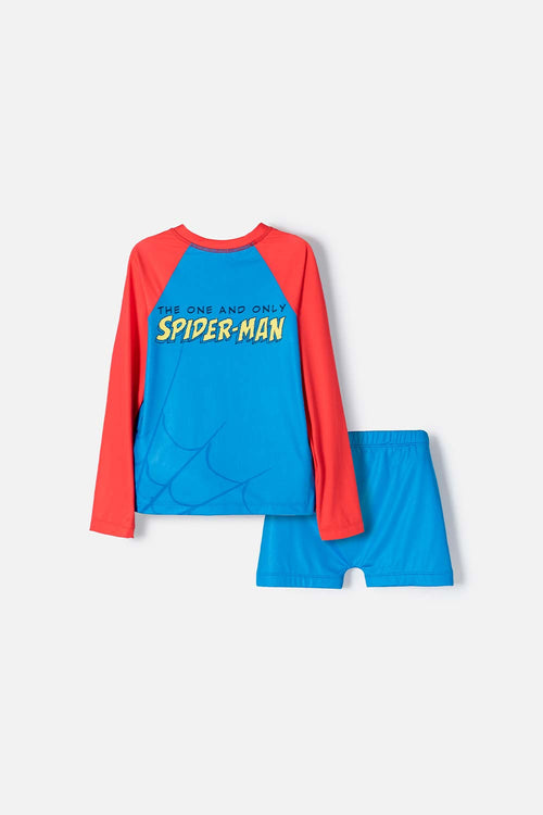 SPIDER-MAN BLUE AND RED BATHING SET FOR BOYS