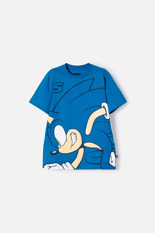 BOY'S BLUE SONIC SHORT-SLEEVE T-SHIRT