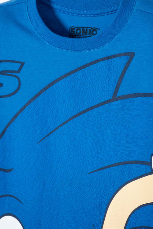 BOY'S BLUE SONIC SHORT-SLEEVE T-SHIRT