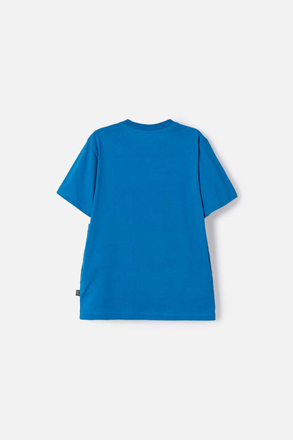 CAMISETA DE SONIC MANGA CORTA AZUL PARA NIÑO