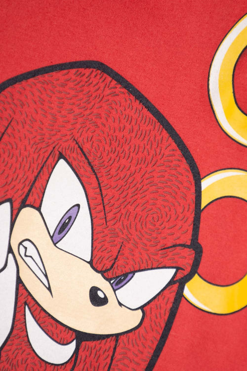 BOY'S RED SONIC SHORT SLEEVE T-SHIRT