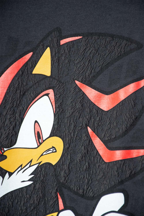 BOY'S GREY SONIC SHORT SLEEVE T-SHIRT