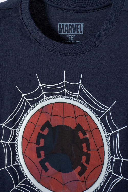 BOY'S BLUE SPIDER-MAN SHORT-SLEEVE T-SHIRT
