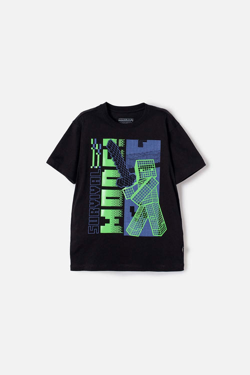 MINECRAFT GLOW-IN-THE-DARK T-SHIRT FOR BOYS