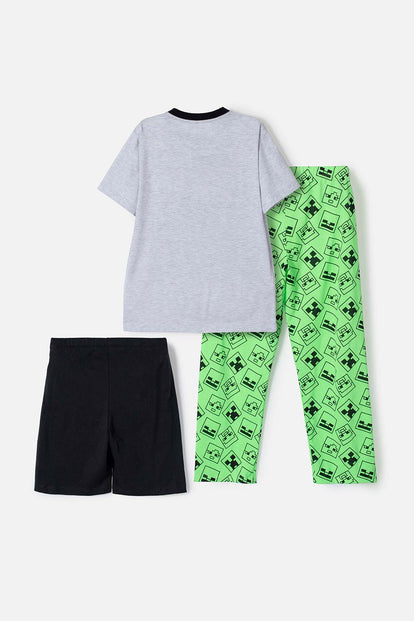 PIJAMA DE MINECRAFT PANTALÓN LARGO MULTICOLOR PARA NIÑO