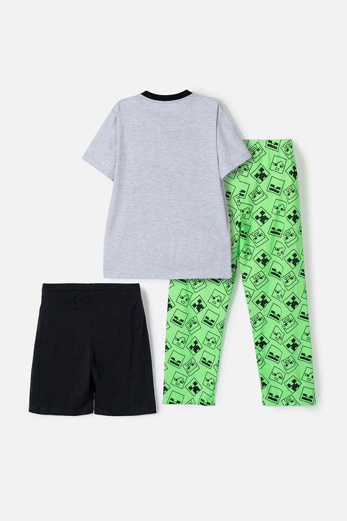 PIJAMA DE MINECRAFT PANTALÓN LARGO MULTICOLOR PARA NIÑO