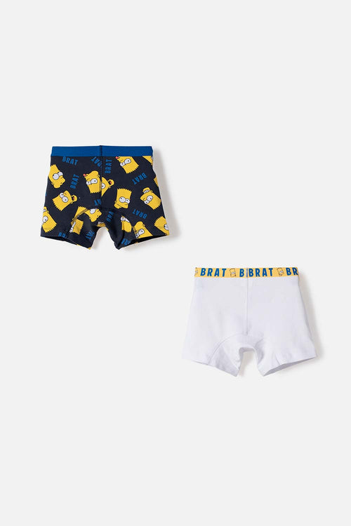 2-PACK THE SIMPSONS MULTICOLORED BOXER BRIEFS FOR BOYS