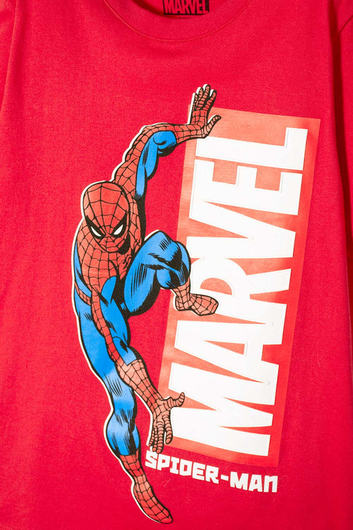 BOY'S SPIDER-MAN SET WITH MULTICOLORED PANTS