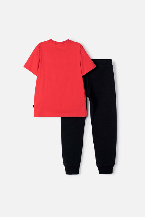 BOY'S SPIDER-MAN SET WITH MULTICOLORED PANTS