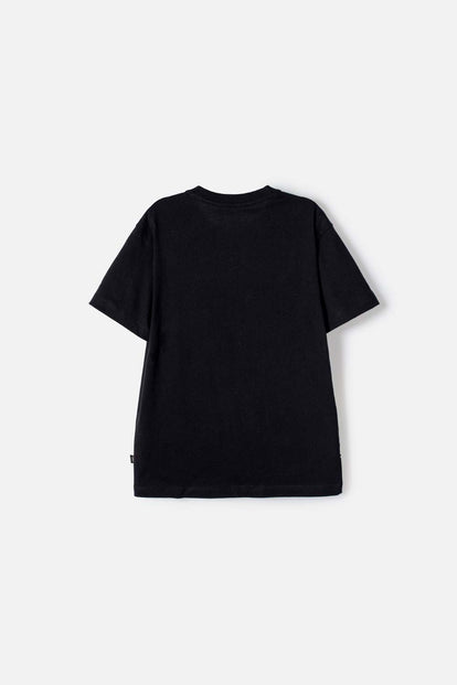 CAMISETA DE LA NASA MANGA CORTA NEGRO PARA NIÑO