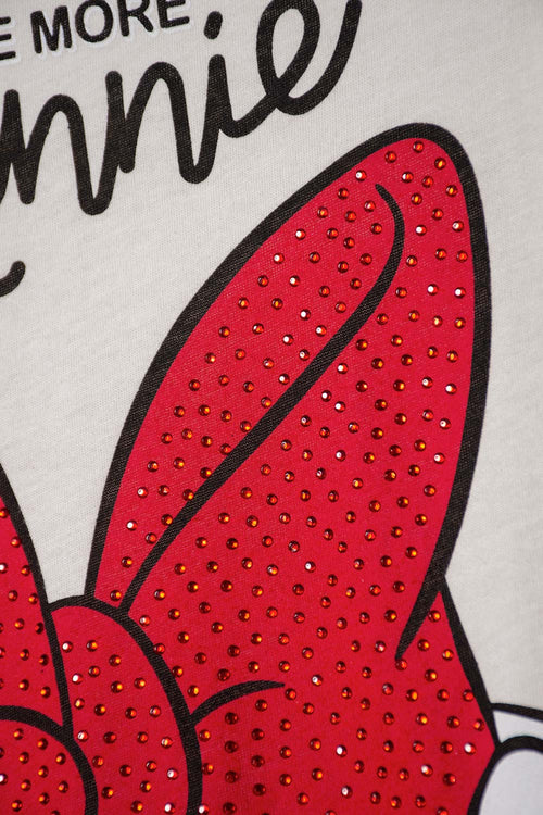 GIRL'S MULTICOLORED MINNIE MOUSE SHORT SLEEVE T-SHIRT