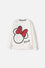BUZO MINNIE MOUSE CERRADO MARRFIL PARA NIÑO