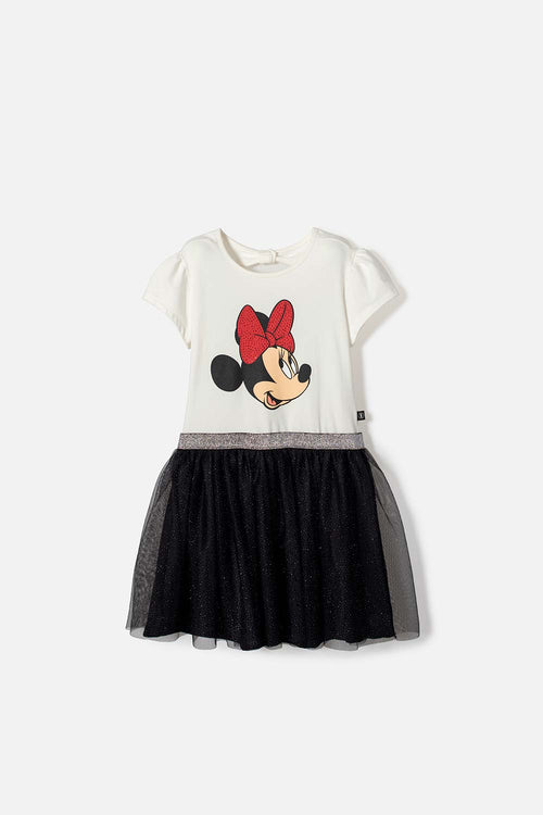 MINNIE MOUSE DRESS WITH IVORY TULLE FOR GIRLS
