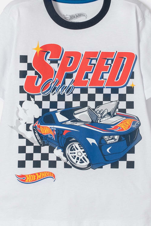 BOY'S MULTICOLOR HOT WHEELS PAJAMAS WITH LONG PANTS