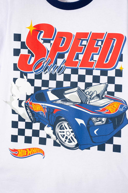 BOY'S MULTICOLOR HOT WHEELS PAJAMAS WITH LONG PANTS