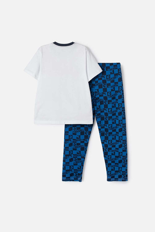 BOY'S MULTICOLOR HOT WHEELS PAJAMAS WITH LONG PANTS