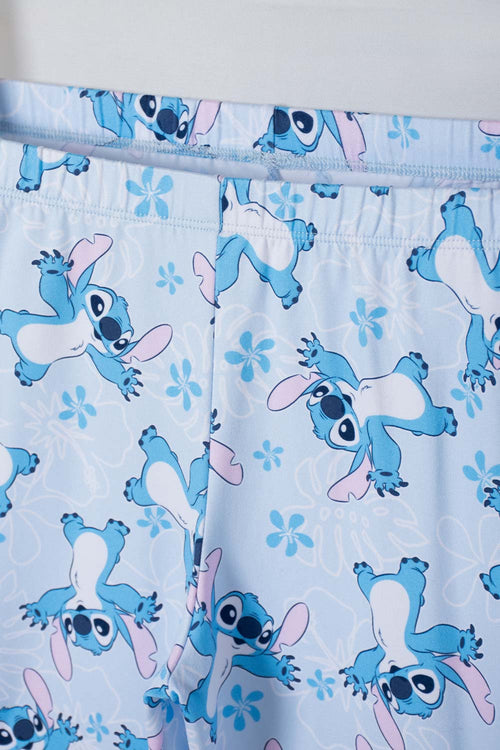 GIRL'S MULTICOLOR STITCH LONG PAJAMAS