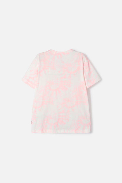 CAMISETA DE BOB ESPONJA MANGA CORTA CORAL PARA NIÑA