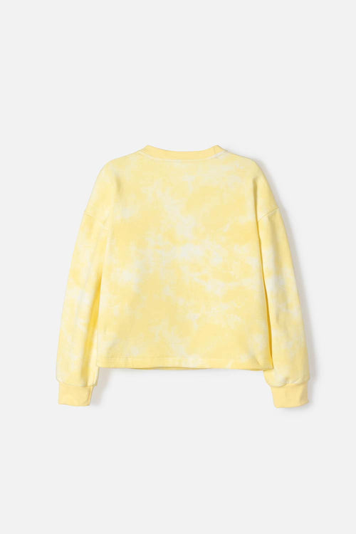 GIRLS' YELLOW SPONGEBOB ZIP-UP HOODIE