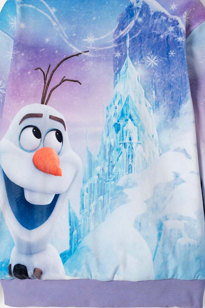 CHAQUETA DE FROZEN CON CIERRE LIILA PARA NIÑA